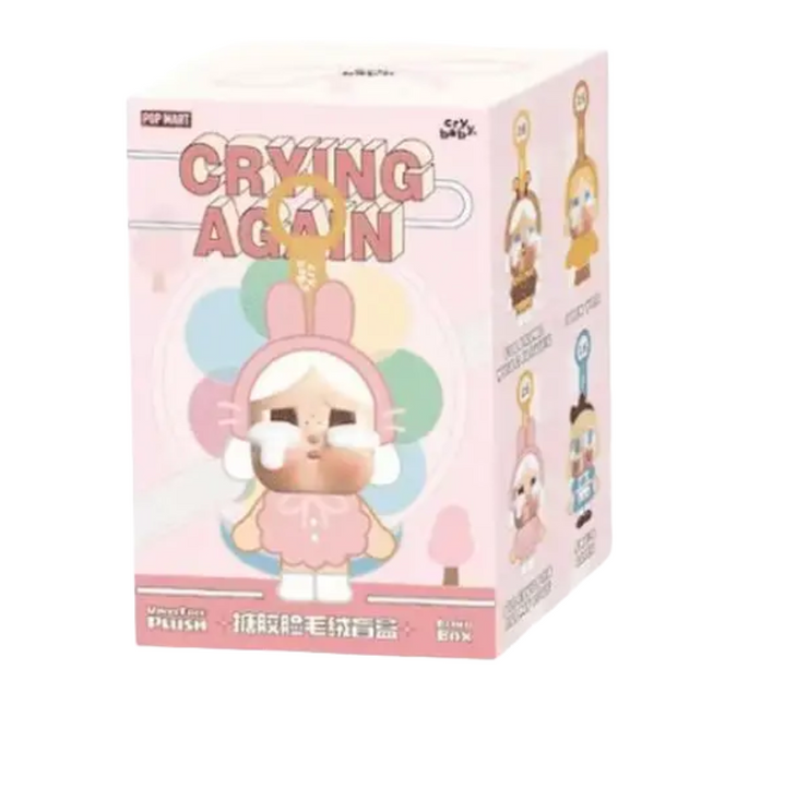 Pop Mart CryBaby Crying Again Series Vinyl Face Plush Single Blind Box