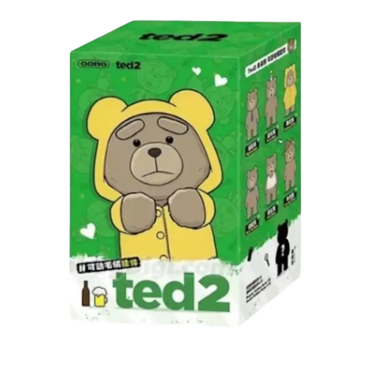 Pop Mart Pop Mart Ted2 Teddy Bear Action Plush Pendant Series Single Blind Box