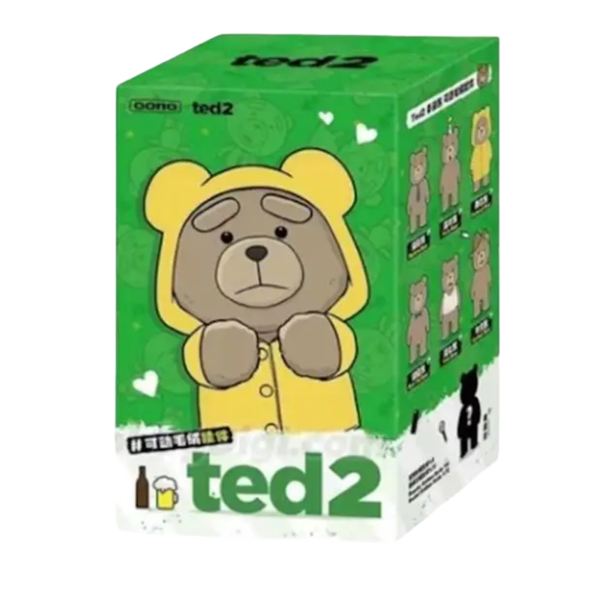 Pop Mart Pop Mart Ted2 Teddy Bear Action Plush Pendant Series Single Blind Box