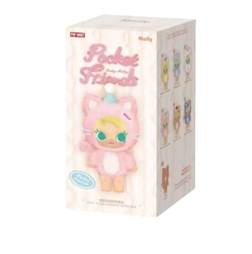 Pop Mart Baby Molly Pocket Friends Series Vinyl Plush Pendant Single Blind Box