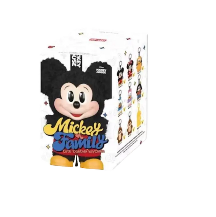 Pop Mart Disney Mickey Family Together Series Plush Keychain Single Blind Box