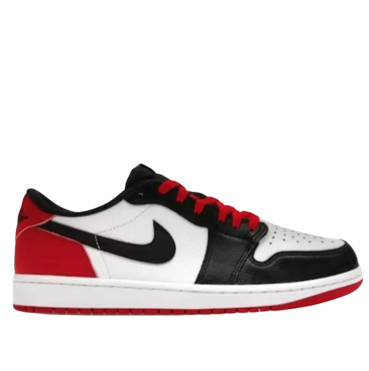 Jordan 1 Retro Low OG Black Toe 2023 (8M,10.5M,11M,11.5M)