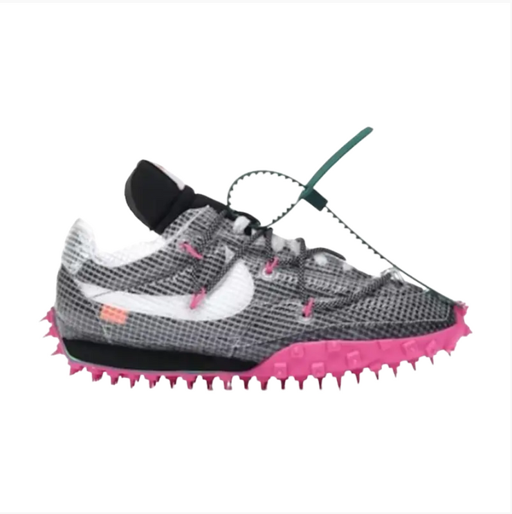 Nike Waffle Racer Off-White Black Women's (5W)